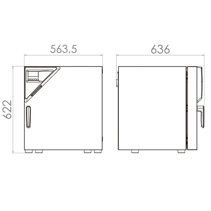 ตู้บ่มเพาะเชื้อ แบบไม่มีพัดลม Incubators with natural convection,Model BD 56,ความจุ 57 ลิตร, ยี่ห้อ Binder / Germany 9010-0323