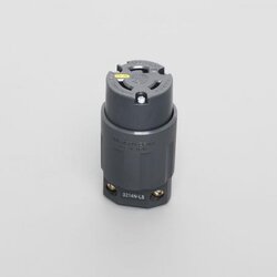 AMERICAN DENKI 3214N-L5,3214N-L5-IV 2-Pole 3-Wire Grounding 20A 125V (NEMA L5-20) Connector Body (Nylon Housing)