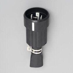 "AMERICAN DENKI"4622RW 3-Pole 4-Wire Grounding 60A 250V Waterproof Plug IP65