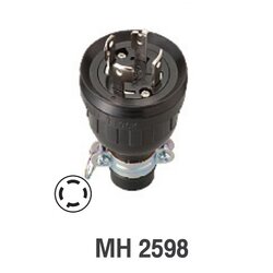 MH2598 MEIKOSHA ปลั๊ก 3P+E 250V 20A Meikosha MH2598 20A 250V