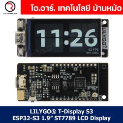 LILYGO® T-Display-S3 ESP32-S3 1.9” บอร์ดพร้อมหน้าจอ ST7789 LCD Display Development Board WIFI Bluetooth 5.0 Wireless Module 170*320 Resolution
