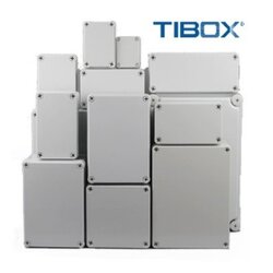 TJ-AG-1212 กล่องเทอร์มินอลบล็อก พร้อมเพลท (ABS Terminal Block Box IP66) Size :120x120x100 mm. TIBOX