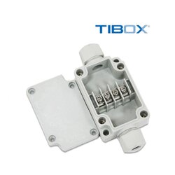 PBT-4P Terminal Block Box IP66 Size : 60x40x24 mm. TIBOX