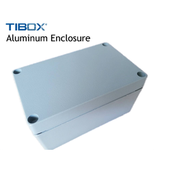 LV1610-1 กล่องอลูมิเนียม (Aluminum Enclosure IP66) Size :160x100x80mm "TIBOX"