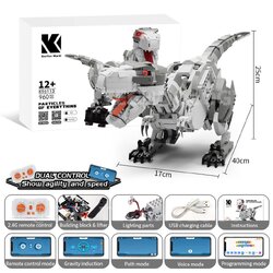 KEEYEE WORLD K96113 ชุดเรียนรู้ เสริมทักษะ Tyrannosaurus Rex ตัวต่อ STEAM Educational Programmable Robot Kit Building Block