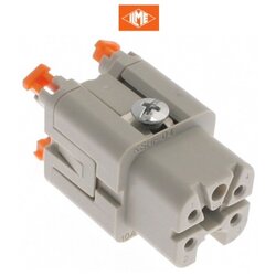 CKSHF04 Squich Spring Insert Female 4Pin, 10A,250V " ILME"