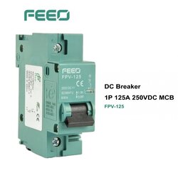 FPV-125 DC Breaker 1P 125A 250VDC MCB (FPV-125)