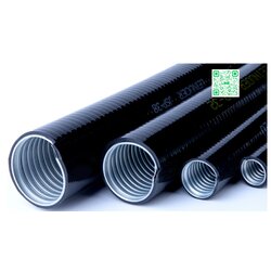 LNE-JSP-16 3/4 Liquid-tight Smooth PVC Coated Metal Conduit ผิวเรียบสีดำ