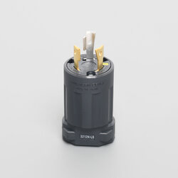3212N-L5 AMERICAN DENKI ปลั๊กตัวผู้ขาล็อก 2P(2P,3W GND) 20A 125V