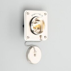 AMERICAN DENKI 3115WJ-L5 2-Pole 3-Wire Grounding 15A 125V Waterproof Flanged Inlet (Dust & Jet Proof)