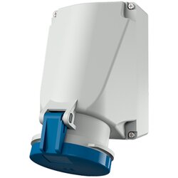 1137A MENNEKES ปลั๊กตัวเมียติดผนัง เข้าสายด้าน บน-ล่าง (2P+E) 63A 230V IP44