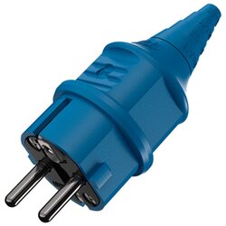 10838 MENNEKES blue ปลั๊กตัวผู้ รุ่น SCHUKO (2P+E) 16A 230V IP44 (Plug SCHUKO® 10838)