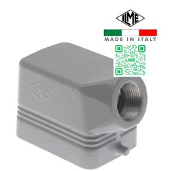 "ILME" CHO06L13 Metallic Hood side entry PG 13.5 2 Pegs