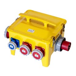 A24MA02-2 กล่องปลั๊กกระจายไฟ 3P+N+E 63A 400V IP67