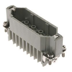 CDM25 MALE INSERT 25P+E-10A/250V-FOR CRIMP CONTACT CDMAx 25 Pin "ILME"