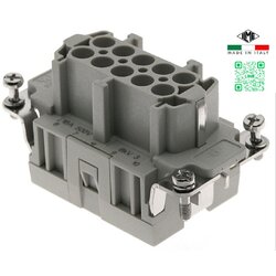 CNEF10T Female/socket 1-10P+E 16A 500V ILME