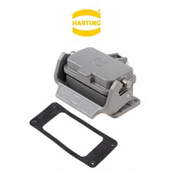 09300160318 HARTING base HAN-16B-HBM-SL-C Single lever with metal cover