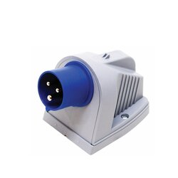 HTB513 ปลั๊กตัวผู้ติดลอย 2P+E 16A 230V IP44 "DAKO"