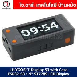 LILYGO® T-Display-S3 with Case ESP32-S3 1.9” บอร์ดพร้อมหน้าจอ ST7789 LCD Display Development Board WIFI Bluetooth 5.0 Wireless Module 170*320