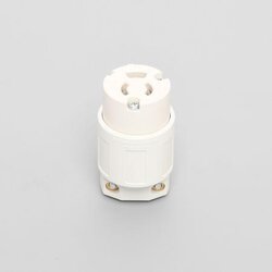 AMERICAN DENKI 7114GNZ,7114GNZ-IV 2-Pole 3-Wire Grounding 15A 125V Connector Body (Nylon Housing)