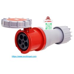 HTN2351 ปลั๊กตัวเมียกลางทาง 3P+N+E 63A 400V IP67 6h