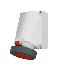 136A MENNEKES ปลั๊กตัวเมียติดผนัง เข้าสายด้าน บน-ล่าง (3P+N+E) 63A 400V IP67