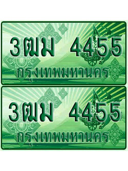 ป้ายประมูล 4455 เลขรถ 3ฒม 4455 กระบะแคป (4)