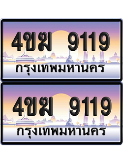 ทะเบียน 9119 ป้ายประมูล 4ขฆ 9119 (6)