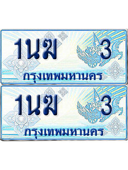 ทะเบียนรถตู้ 3 รถตู้ป้ายฟ้า 1นฆ 3 เลขประมูล (1)