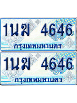ทะเบียนรถตู้ 4646 รถตู้ป้ายฟ้า 1นฆ 4646 เลขประมูล (1)