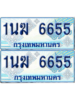 ทะเบียนรถตู้ 6655 รถตู้ป้ายฟ้า 1นฆ 6655 ทะเบียนประมูล (6)