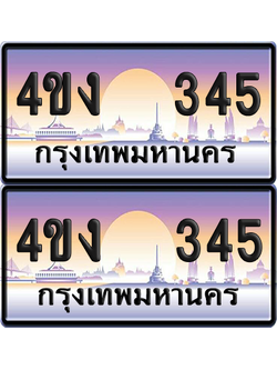 ทะเบียน 345 ป้ายประมูล 4ขง 345 (6)