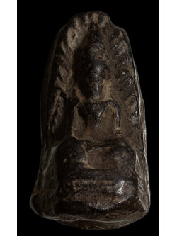 พระรอดพิมพ์เขี้ยวงู เนื้อใบลานผสมว่าน หลวงพ่อกวย วัดโฆสิตาราม ชัยนาท