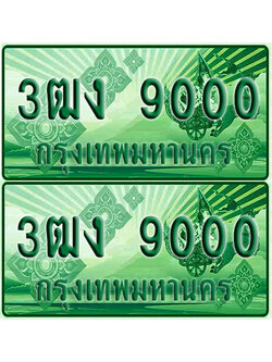 ทะเบียน 9000 ป้ายประมูล – 3ฒง 9000 ทะเบียนรถกระบะแคป (4)