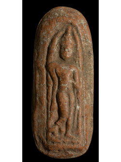 พระลีลาทุ่งเศรษฐีเม็ดขนุน หลวงพ่อกวย ปี 2517