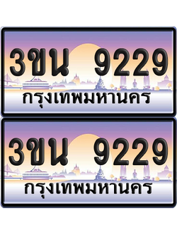 ทะเบียน 9229 ป้ายประมูล - 3ขน 9229 พร้อมส่งมอบ จากกรมขนส่ง (เลขสวย)