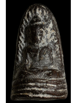 พระรอดหลวงพ่อกวย เนื้อใบลานผสมผงน้ำมัน หลวงพ่อกวย วัดโฆสิตาราม ชัยนาท