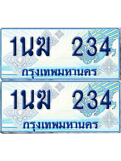 ทะเบียนรถตู้ 234 รถตู้ป้ายฟ้า 1นฆ 234 ทะเบียนประมูล (6)