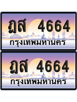 ทะเบียน 4664 ป้ายประมูล – ฎส 4664 ผลรวมดี 32 ป้ายกราฟฟิก (6)