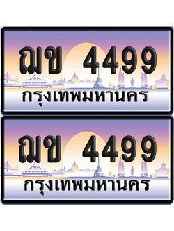 ทะเบียน 4499 ป้ายประมูล - ฌข 4499 พร้อมส่งมอบ จากกรมขนส่ง (เลขสวย)