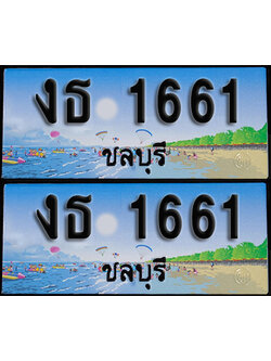 ทะเบียน 1661 – งธ 1661 ชลบุรี ผลรวมดี 20 (1)