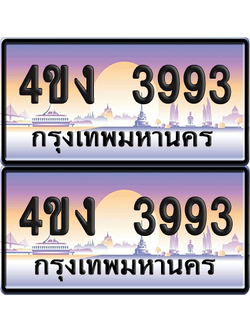 ทะเบียน 3993 ป้ายประมูล 4ขง 3993 ผลรวมดี 32 (6)