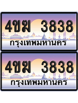 ทะเบียน 3838 ป้ายประมูล 4ขฆ 3838 (1)