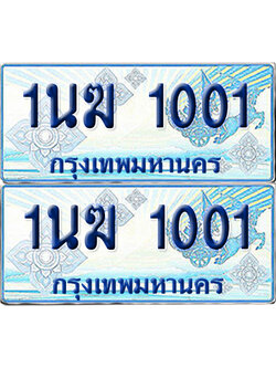 ทะเบียนรถตู้ 1001 รถตู้ป้ายฟ้า 1นฆ 1001 ทะเบียนประมูล (6)