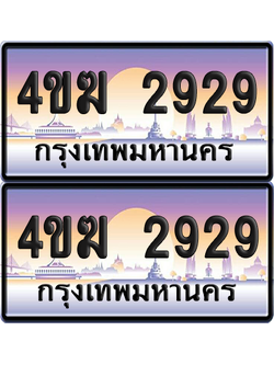 ทะเบียน 2929 ป้ายประมูล 4ขฆ 2929 (6)