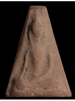 พระผงสุพรรณเนื้อดิน หลวงพ่อมุ่ย วัดดอนไร่ สุพรรณบุรี ปี 2511