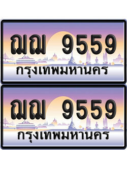 ทะเบียน 9559 ป้ายประมูล - ฌฌ 9559 ทะเบียนเลขหาบ (NEW)