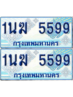 ทะเบียนรถตู้ 5599 รถตู้ป้ายฟ้า 1นฆ 5599 เลขประมูล (1)