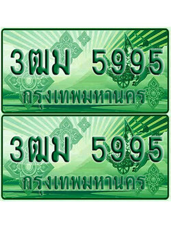 ป้ายประมูล 5995 เลขรถ 3ฒม 5995 กระบะแคป (4)