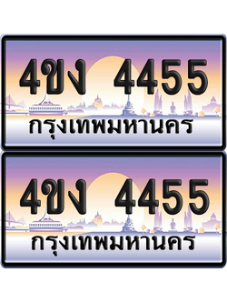 ทะเบียน 4455 ป้ายประมูล 4ขง 4455 (เลขสวย)